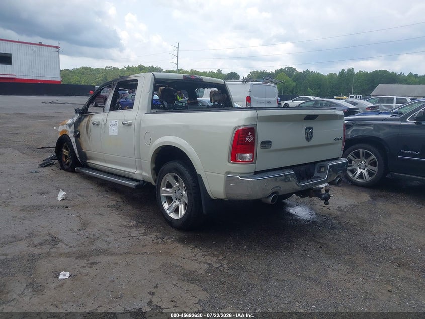 Vin: 1c6rr7pm1gs218808, lot: 46191258, ram 1500 longhorn 20163