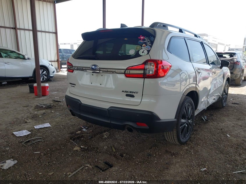Vin: 4s4wmajdxn3439875, lot: 46191261, subaru ascent onyx edition 20224