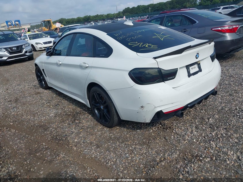 Vin: wba4j3c57jbg96580, lot: 46191279, bmw 430i gran coupe xdrive 20183