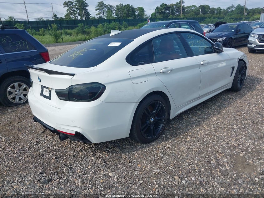 Vin: wba4j3c57jbg96580, lot: 46191279, bmw 430i gran coupe xdrive 20184