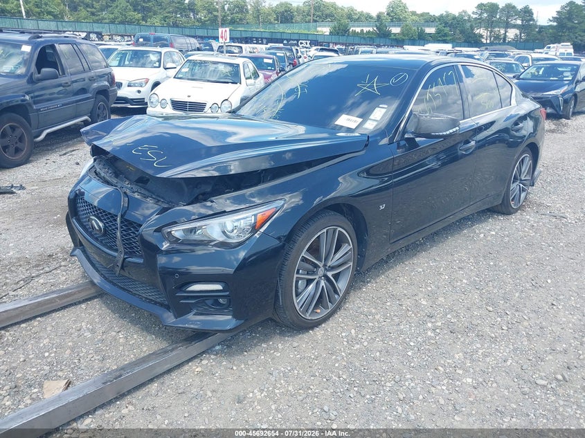 Vin: jn1bv7arxem688222, lot: 46191282, infiniti q50 sport 20142