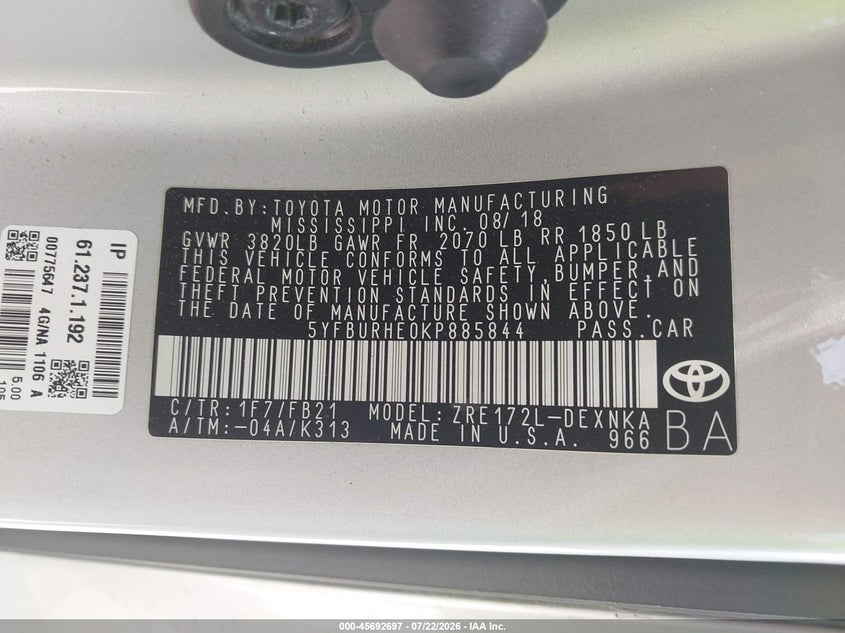 TOYOTA COROLLA - zdjęcie 9