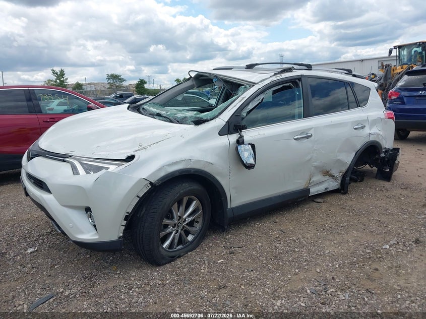 2017 Toyota RAV 4, Переворот, IAAI, VIN 2T3DFREV0HW541940 — фото 2