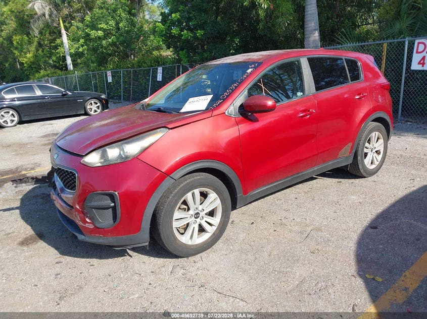 2017 Kia Sportage, Удар спереду, IAAI, VIN KNDPM3AC2H7085391 — фото 2