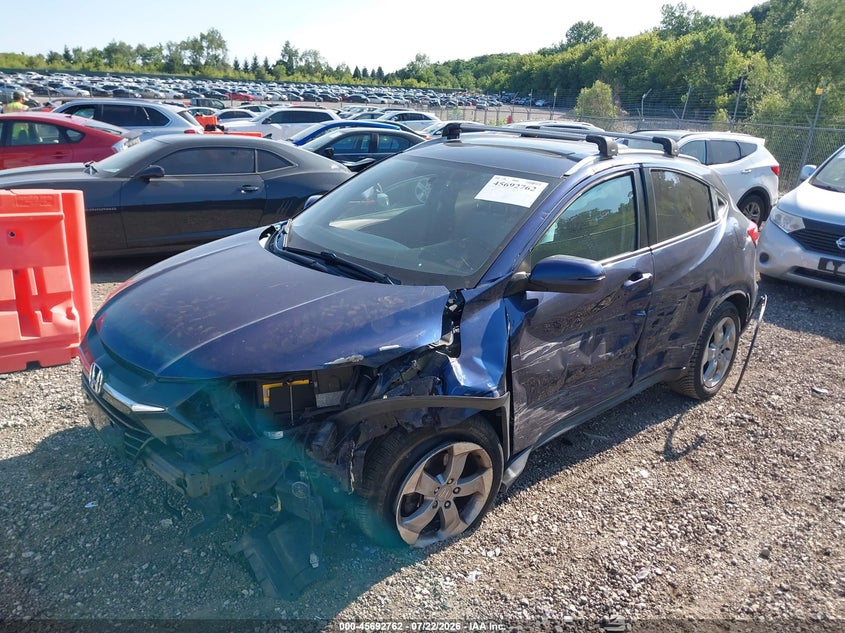 2016 Honda HR-V, Левый перёд, IAAI, VIN 3CZRU6H79GM770943 — фото 2