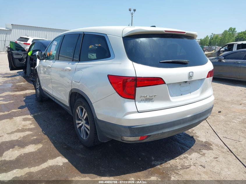 Vin: 5fnyf5h52hb020276, lot: 46191394, honda pilot ex-l 20173