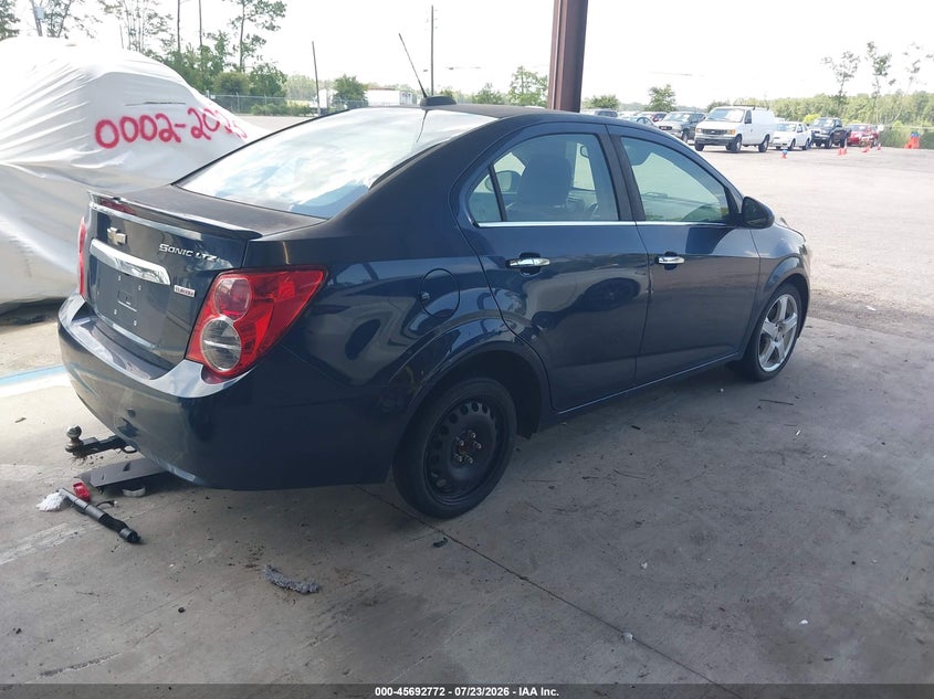 Vin: 1g1je5sbxg4135841, lot: 46191400, chevrolet sonic ltz auto 20164