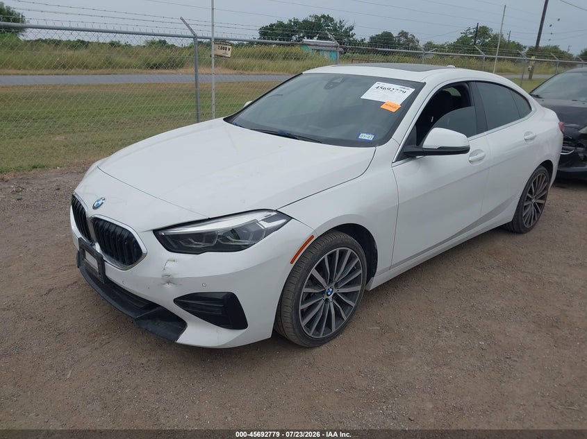 Vin: wba53ak01n7k29895, lot: 46191407, bmw 228 gran coupe i sdrive 20222
