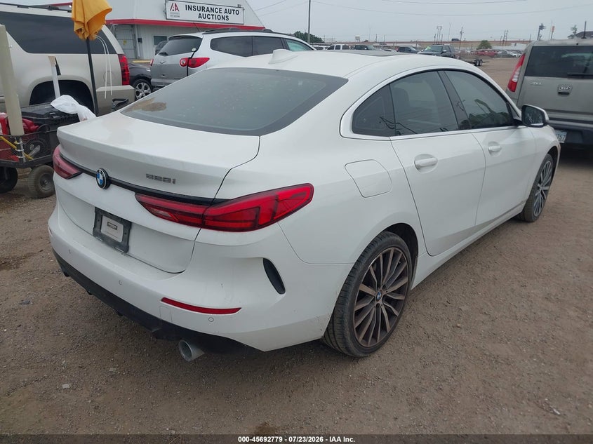 Vin: wba53ak01n7k29895, lot: 46191407, bmw 228 gran coupe i sdrive 20224