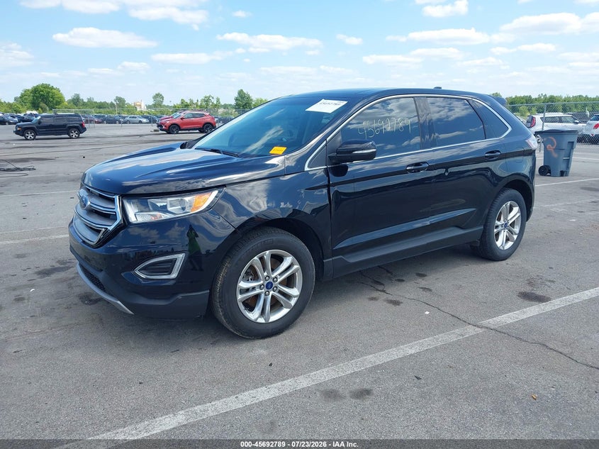 Vin: 2fmpk4j87gbc60257, lot: 46191417, ford edge sel 20162