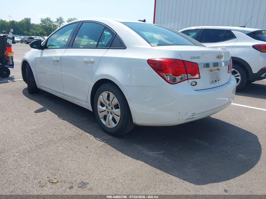 Vin: 1g1pa5sh1e7220038, lot: 46191424, chevrolet cruze ls auto 20143