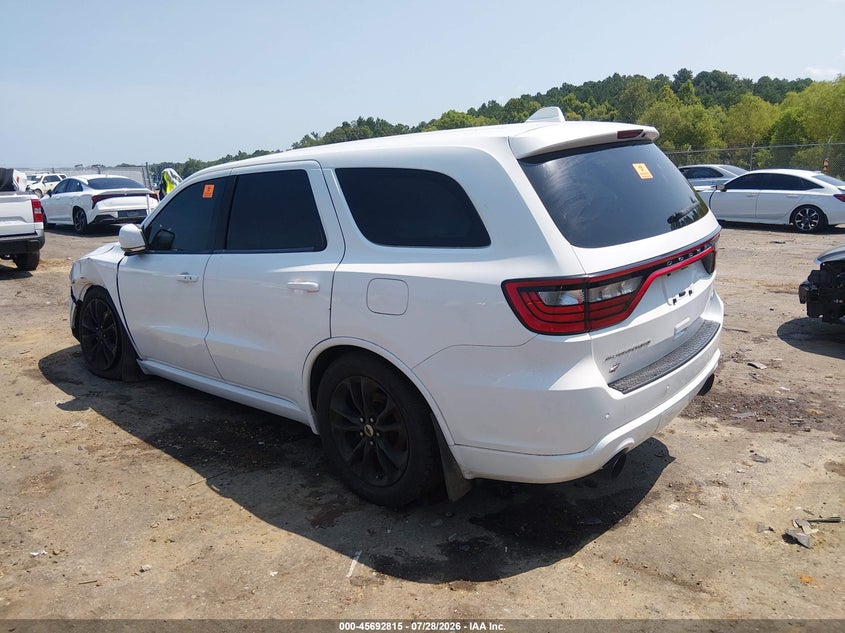 Vin: 1c4sdjct7kc652057, lot: 46191443, dodge durango r/t awd 20193