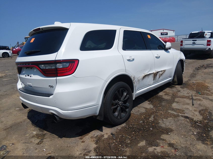 Vin: 1c4sdjct7kc652057, lot: 46191443, dodge durango r/t awd 20194