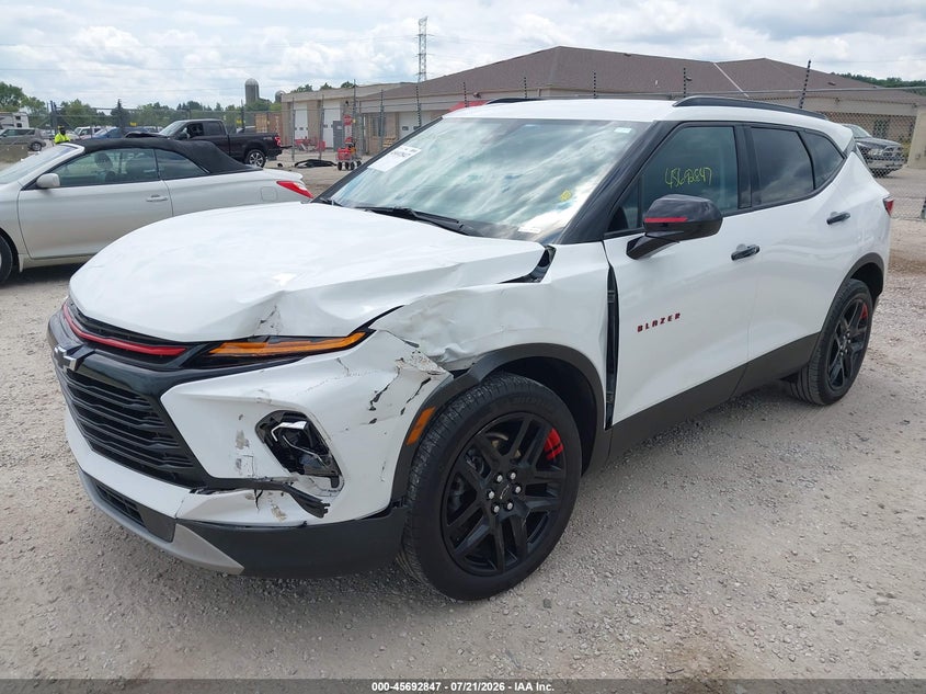 Vin: 3gnkbcr48rs127182, lot: 46191475, chevrolet blazer fwd 2lt 20242
