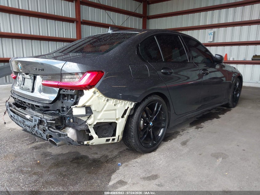 Vin: wba5r1c07lfh59968, lot: 46191491, bmw 330i 20204