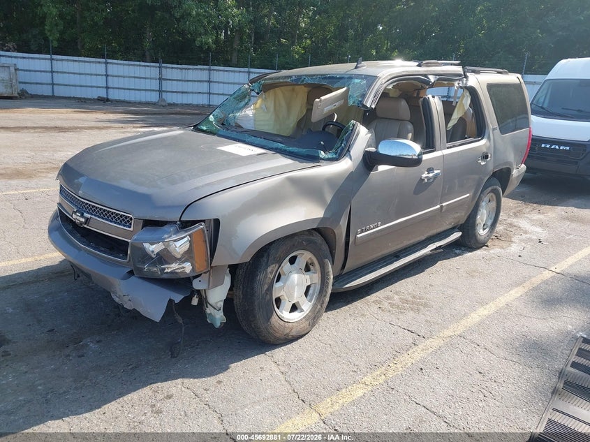 2007 Chevrolet Tahoe Ltz, All Over, IAAI, VIN 1GNFK13007J275000 — photo 2