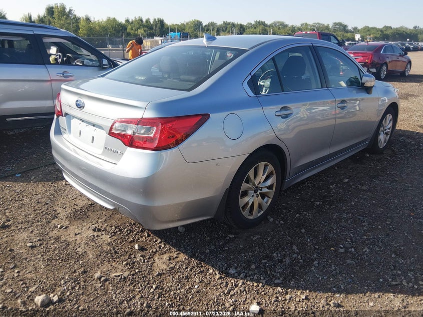 Vin: 4s3bnbc66g3052621, lot: 46191539, subaru legacy 2.5i premium 20164