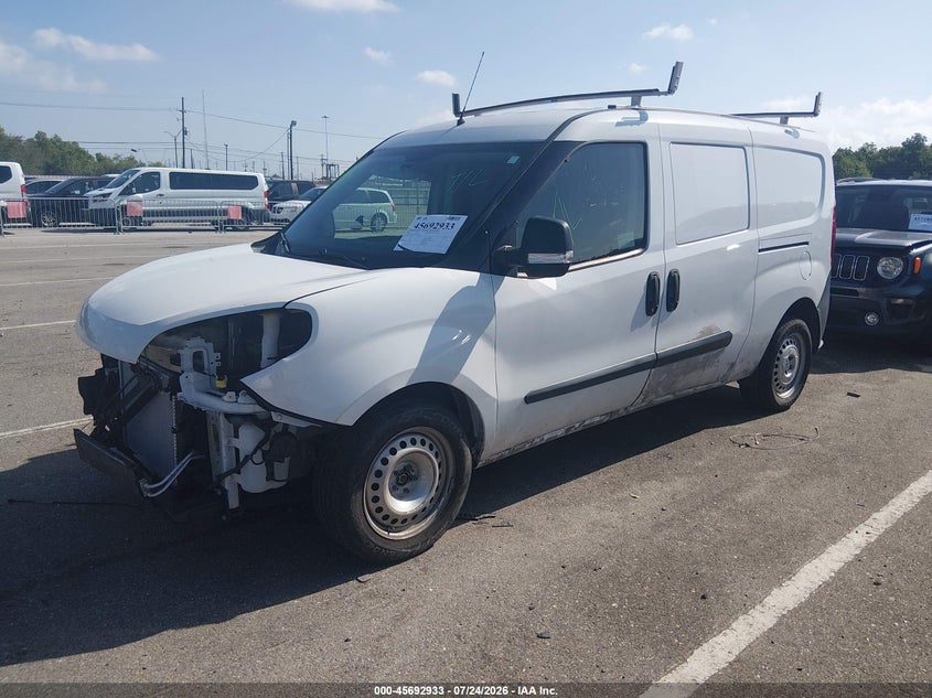 Vin: zfbhrfab0m6u52564, lot: 46191561, ram promaster city tradesman 20212