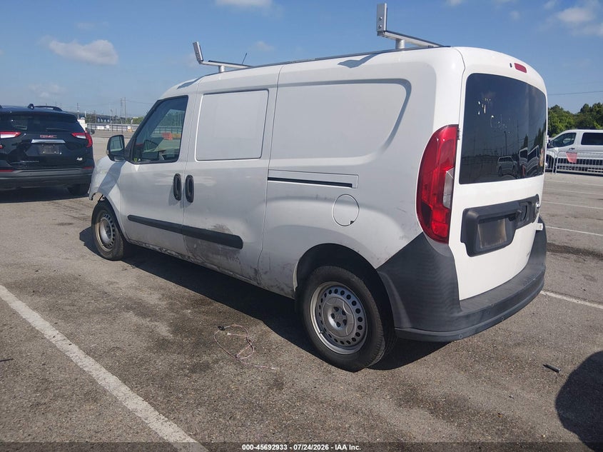 Vin: zfbhrfab0m6u52564, lot: 46191561, ram promaster city tradesman 20213