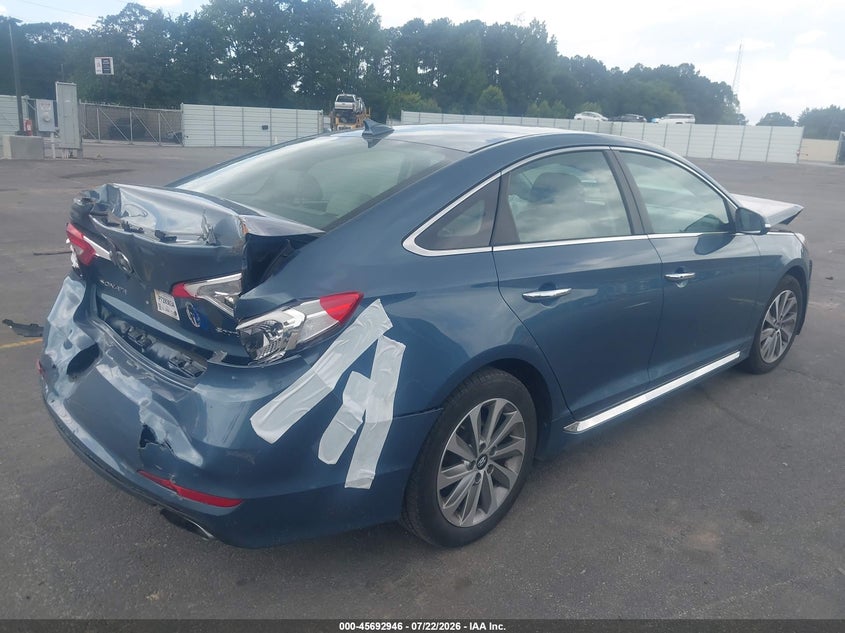 2016 HYUNDAI SONATA auction photo 4
