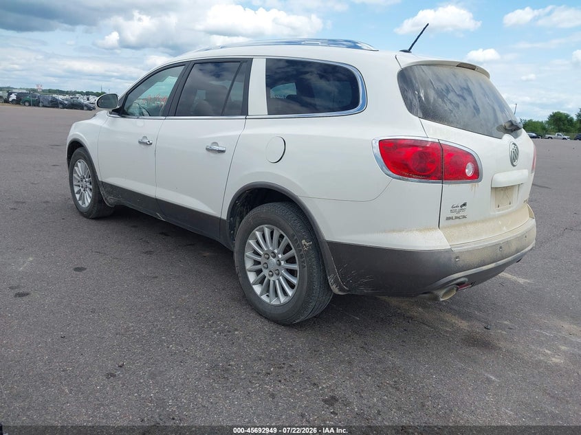 Vin: 5gakvbed0bj315722, lot: 46191577, buick enclave 1xl 20113