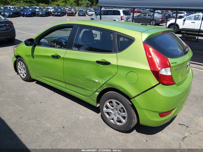 Vin: kmhct5ae0cu052989, lot: 46191579, hyundai accent gs 20123