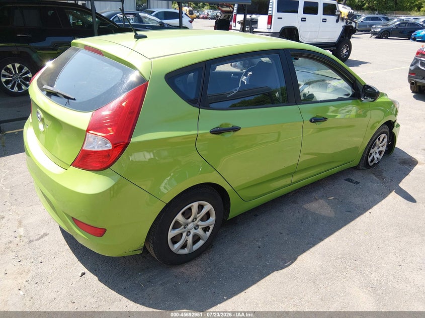 Vin: kmhct5ae0cu052989, lot: 46191579, hyundai accent gs 20124
