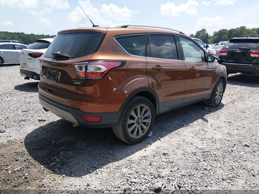 2017 Ford Escape Titanium VIN: 1FMCU0JD8HUA12304 Lot: 45692956