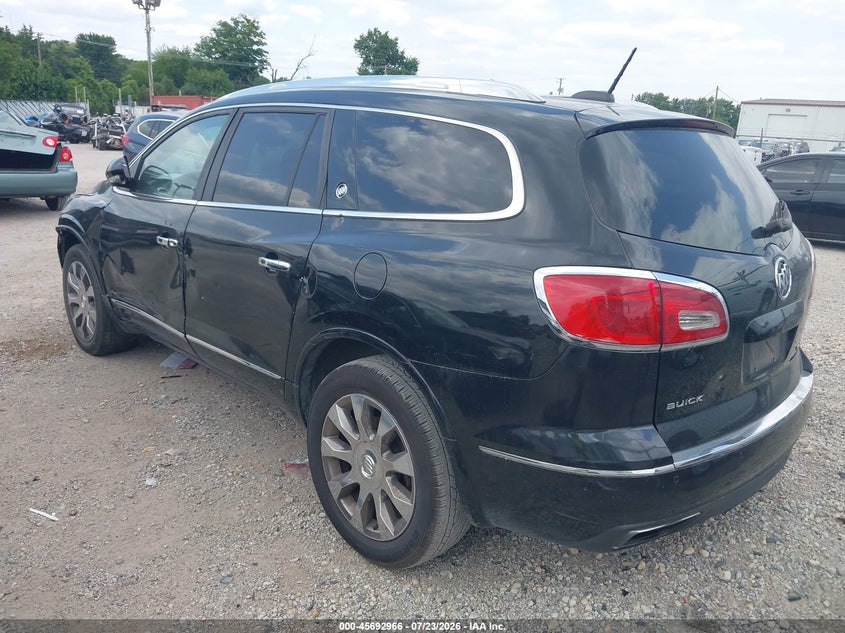 Vin: 5gakrbkd8hj292398, lot: 46191594, buick enclave leather 20173