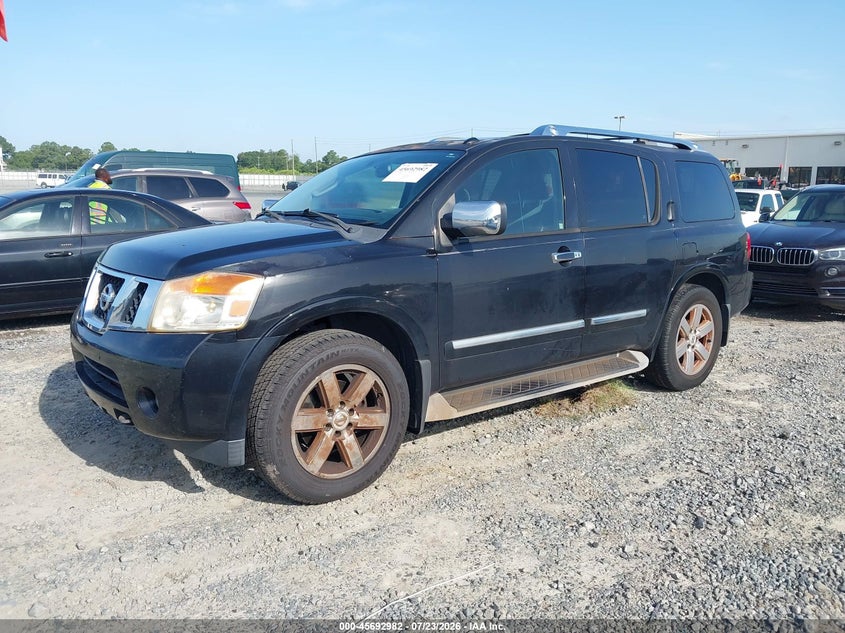 Vin: 5n1ba0nd7bn616880, lot: 46191610, nissan armada platinum 20112