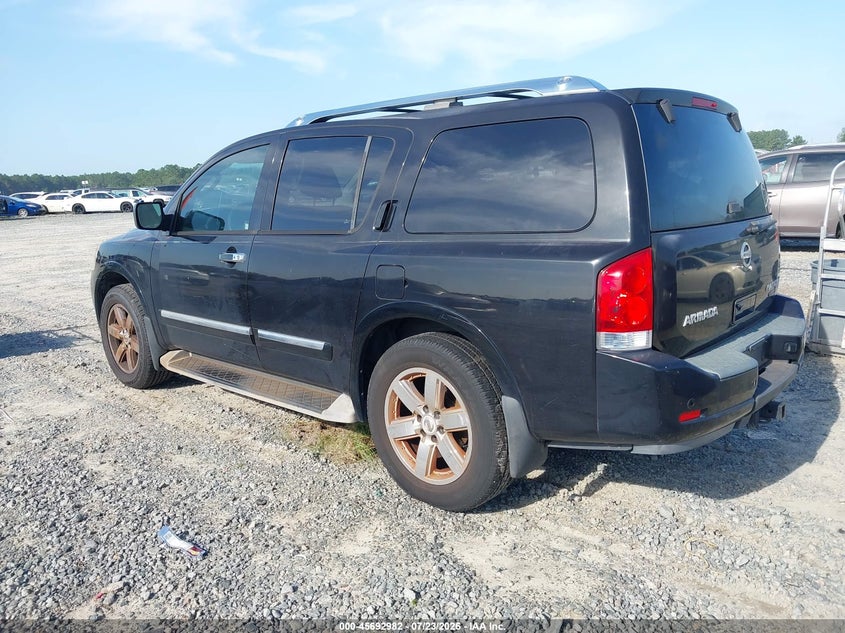 Vin: 5n1ba0nd7bn616880, lot: 46191610, nissan armada platinum 20113