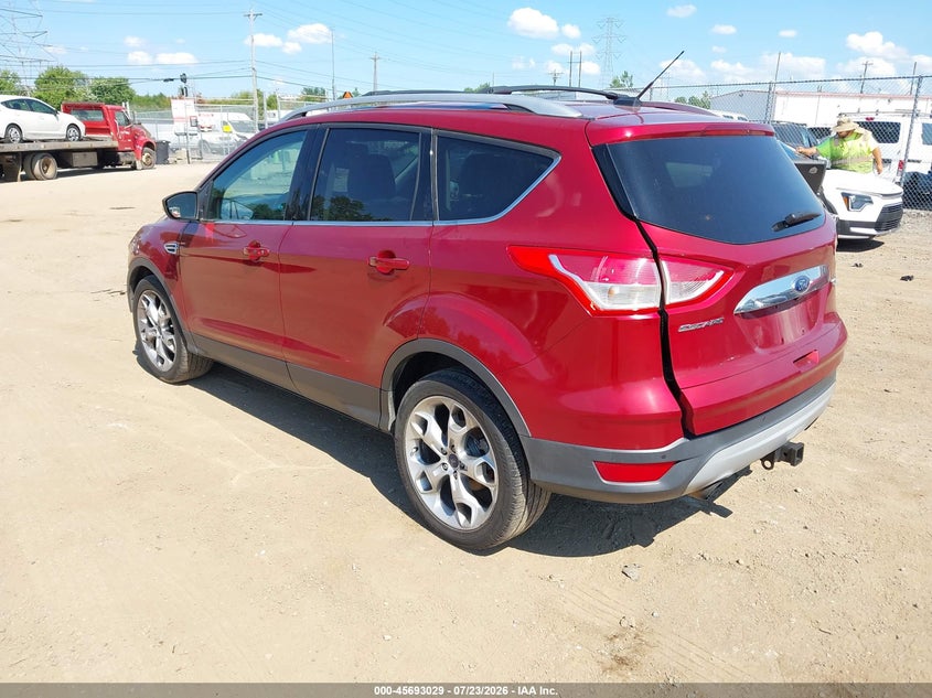 Vin: 1fmcu9j97fub59243, lot: 46191657, ford escape titanium 20153