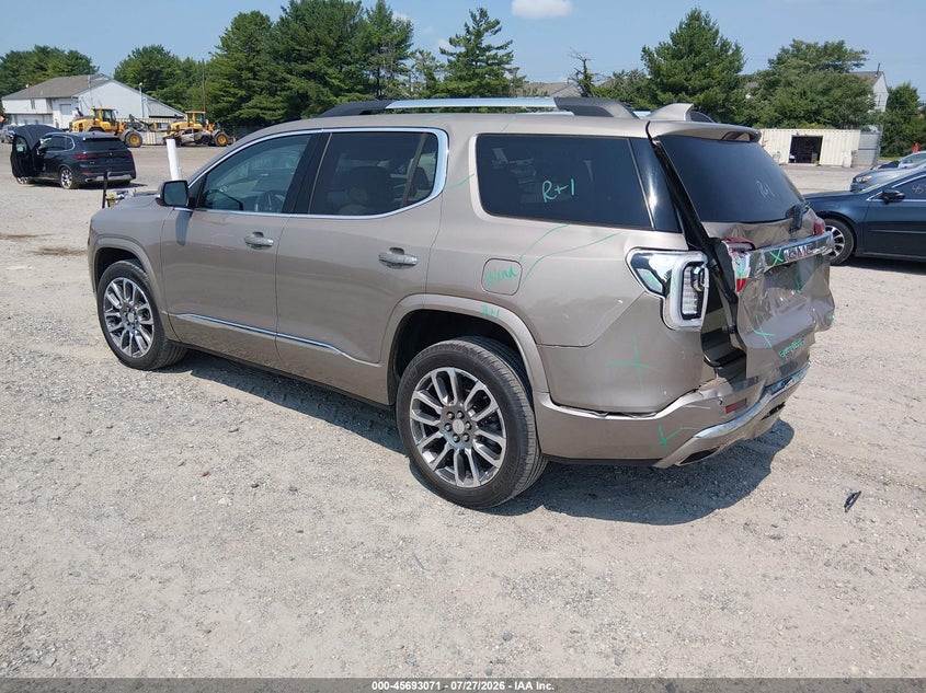 Vin: 1gkknxls7nz167592, lot: 46191699, gmc acadia awd denali 20223
