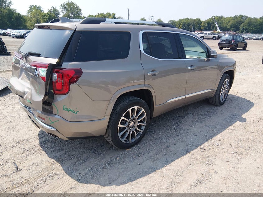 Vin: 1gkknxls7nz167592, lot: 46191699, gmc acadia awd denali 20224