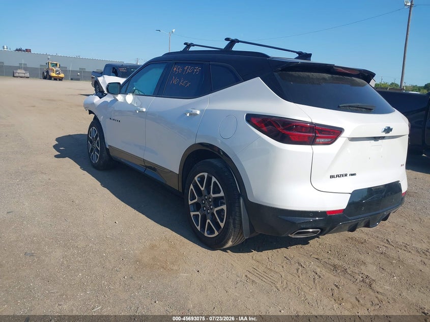 Vin: 3gnkbkrs3ss178037, lot: 46191703, chevrolet blazer awd rs 20253