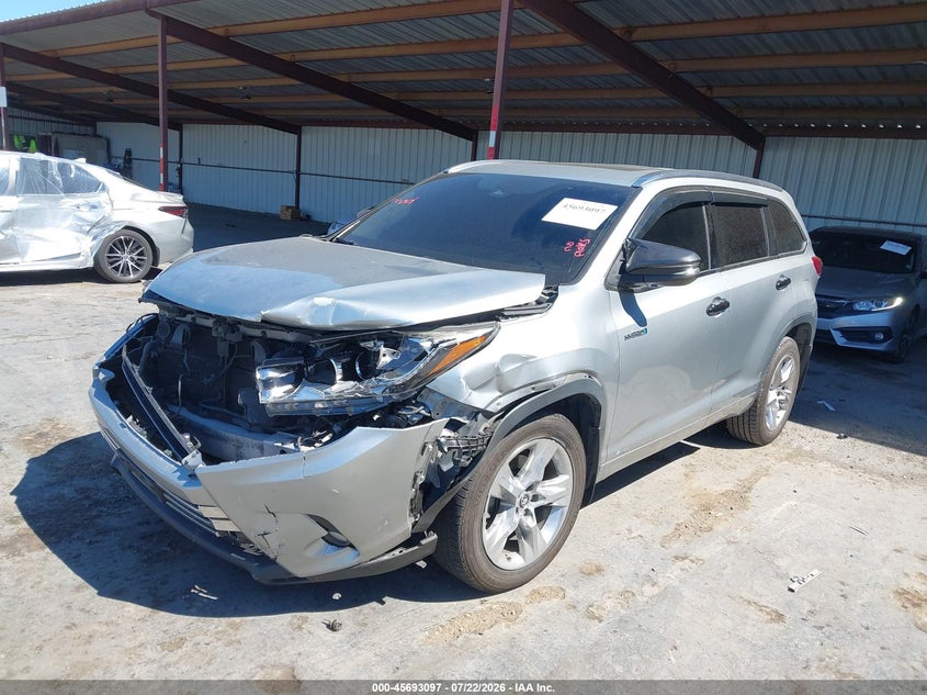 Vin: 5tddgrfh4hs023112, lot: 46191725, toyota highlander hybrid limited 20172