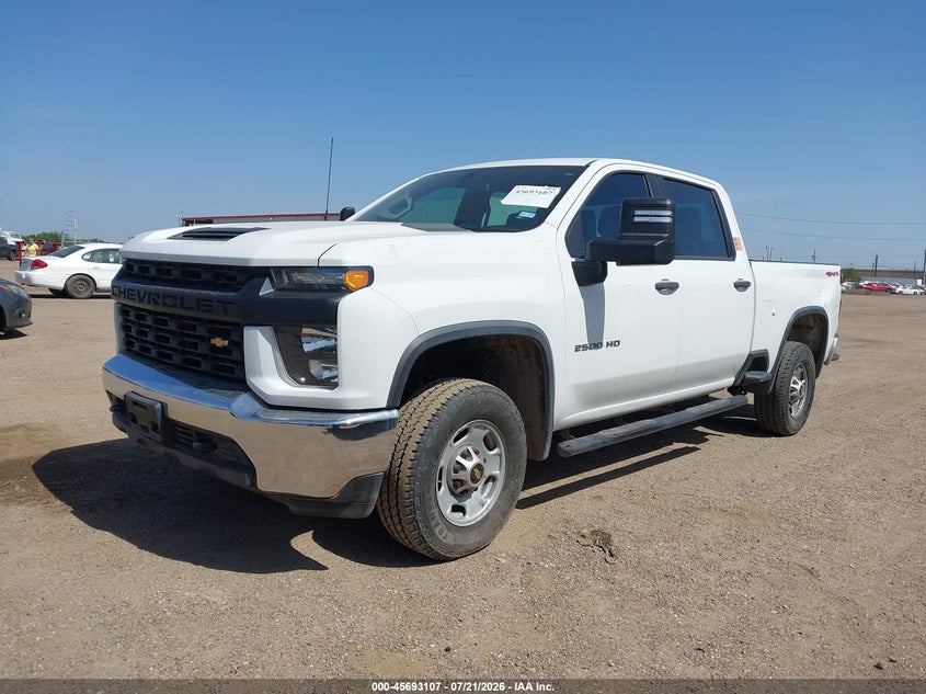 2022 Chevrolet Silverado, Левый зад, IAAI, VIN 1GC4YLE70NF194177 — фото 2
