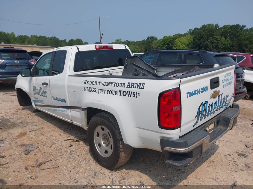 Vin: 1gchsbeaxk1169918, lot: 46191767, chevrolet colorado wt 20193