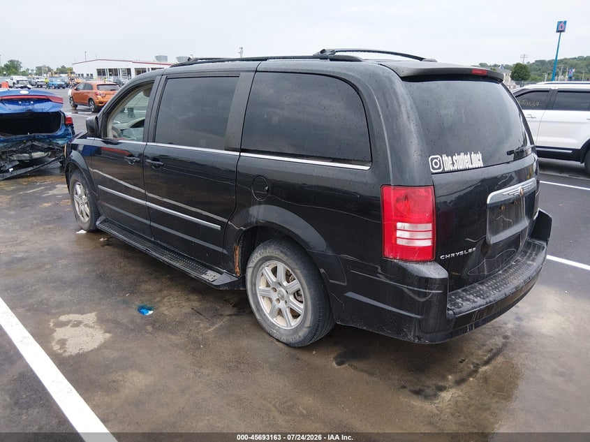 Vin: 2a4rr5d10ar449869, lot: 46191791, chrysler town & country touring 20103
