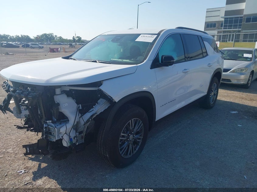 Vin: 1gnergksxtj287808, lot: 46191812, chevrolet traverse fwd lt 20262