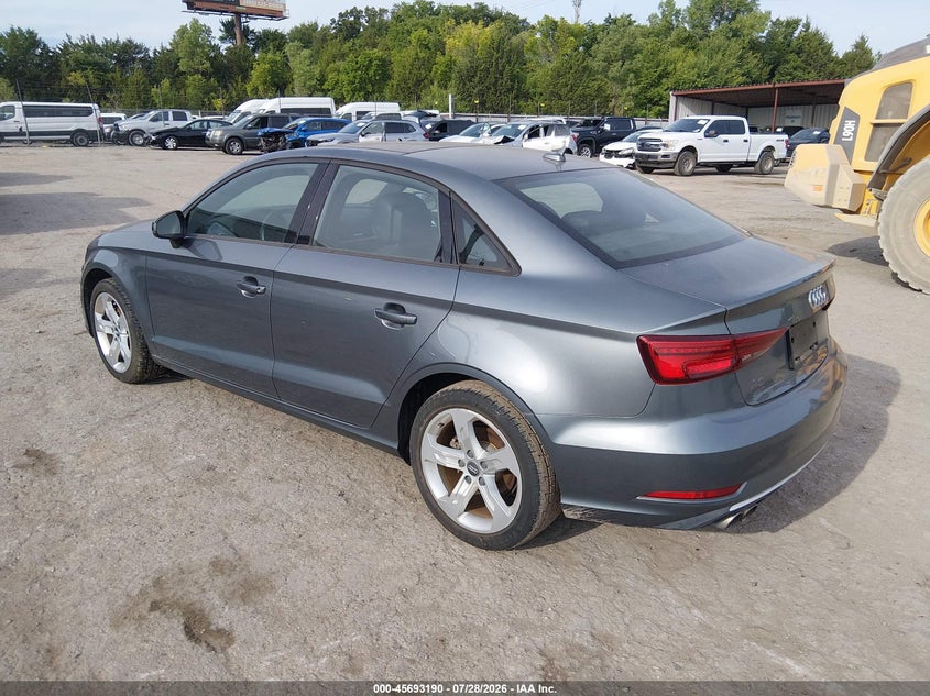 Vin: wauaugff3h1023403, lot: 46191818, audi a3 2.0t premium 20173