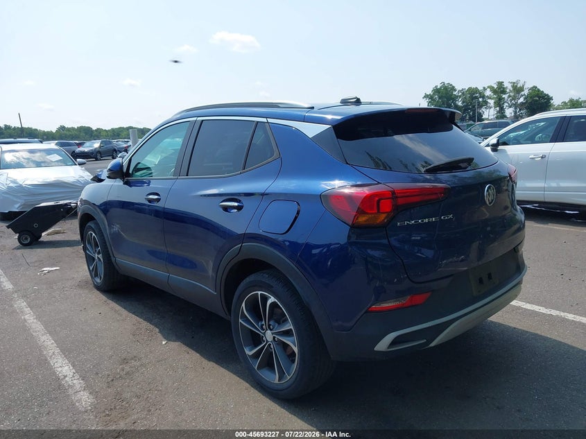 Vin: kl4mmdsl8nb045956, lot: 46191855, buick encore gx fwd select 20223