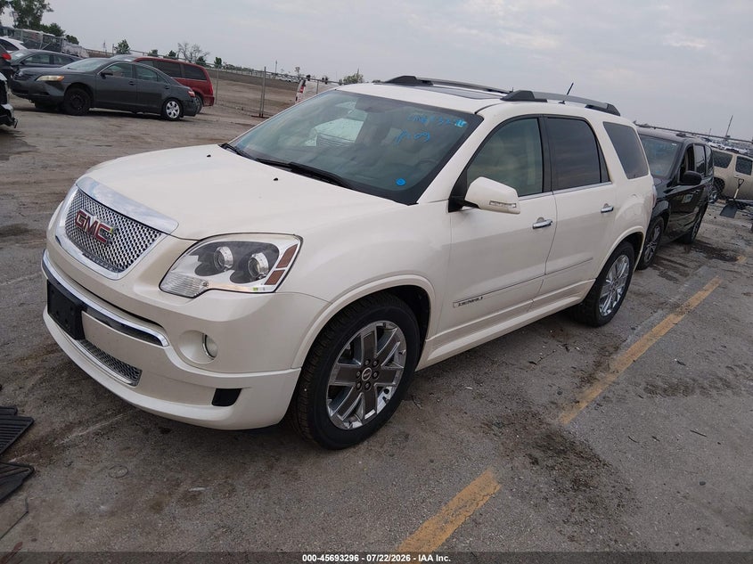 Vin: 1gkkvted1bj239016, lot: 46191924, gmc acadia denali 20112