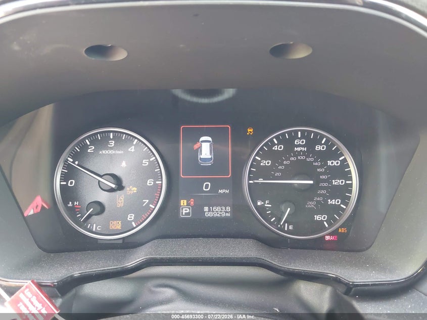 2022 Subaru Outback Premium VIN: 4S4BTADC7N3202720 Lot: 45693300