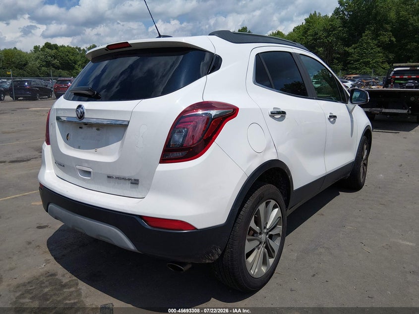 Vin: kl4cjesb6hb095972, lot: 46191936, buick encore preferred 20174