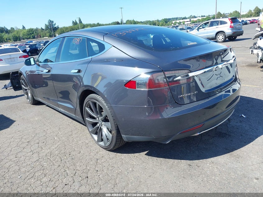 2016 TESLA MODEL S auction photo 3