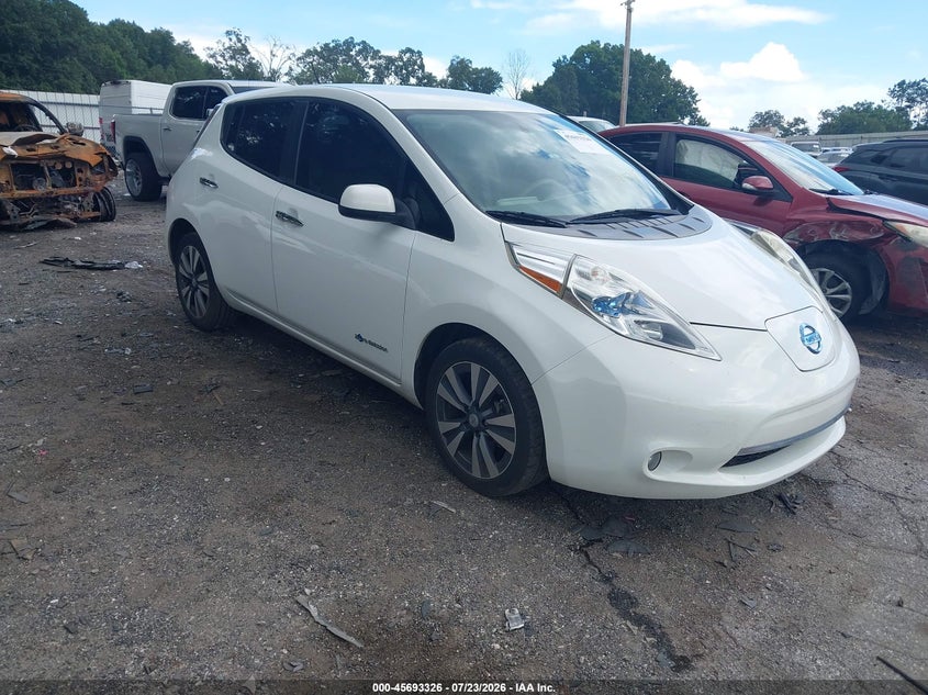 Vin: 1n4az0cp0fc323707, lot: 46191954, nissan leaf sv 2015 img_1