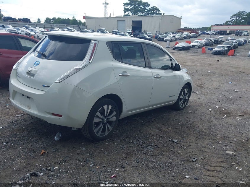 Vin: 1n4az0cp0fc323707, lot: 46191954, nissan leaf sv 20154