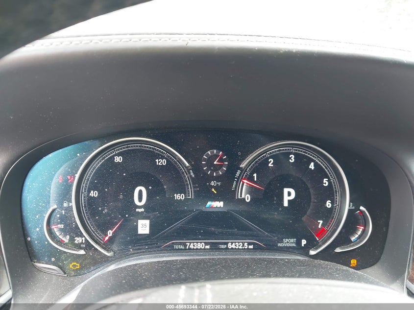 2019 BMW 740I VIN: WBA7E2C59KB454920 Lot: 45693344