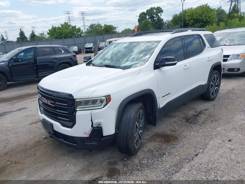 Vin: 1gkknkls7mz130253, lot: 46191984, gmc acadia fwd sle 20212
